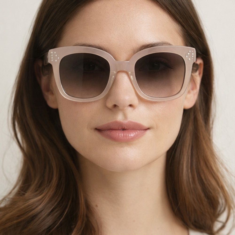 Celine 3 dots acetate Taupe Sunglasses | Designer Luxury Sunglasses